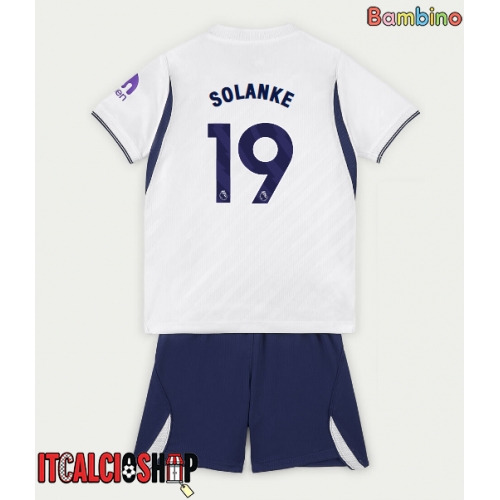 Tottenham Hotspur Dominic Solanke #19 Prima Maglia Bambino 2026-27 Manica Corta (+ Pantaloni corti)